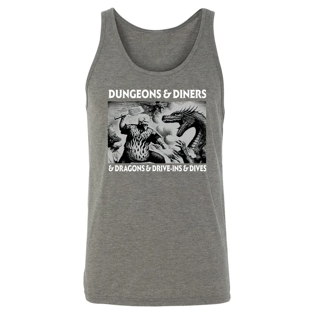 Dungeons & Diners - Grey Triblend - 8