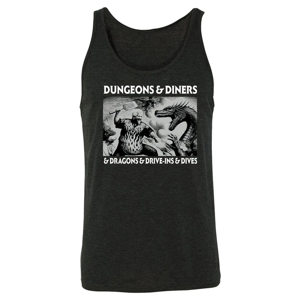 Dungeons & Diners - Charcoal Black Triblend - 5