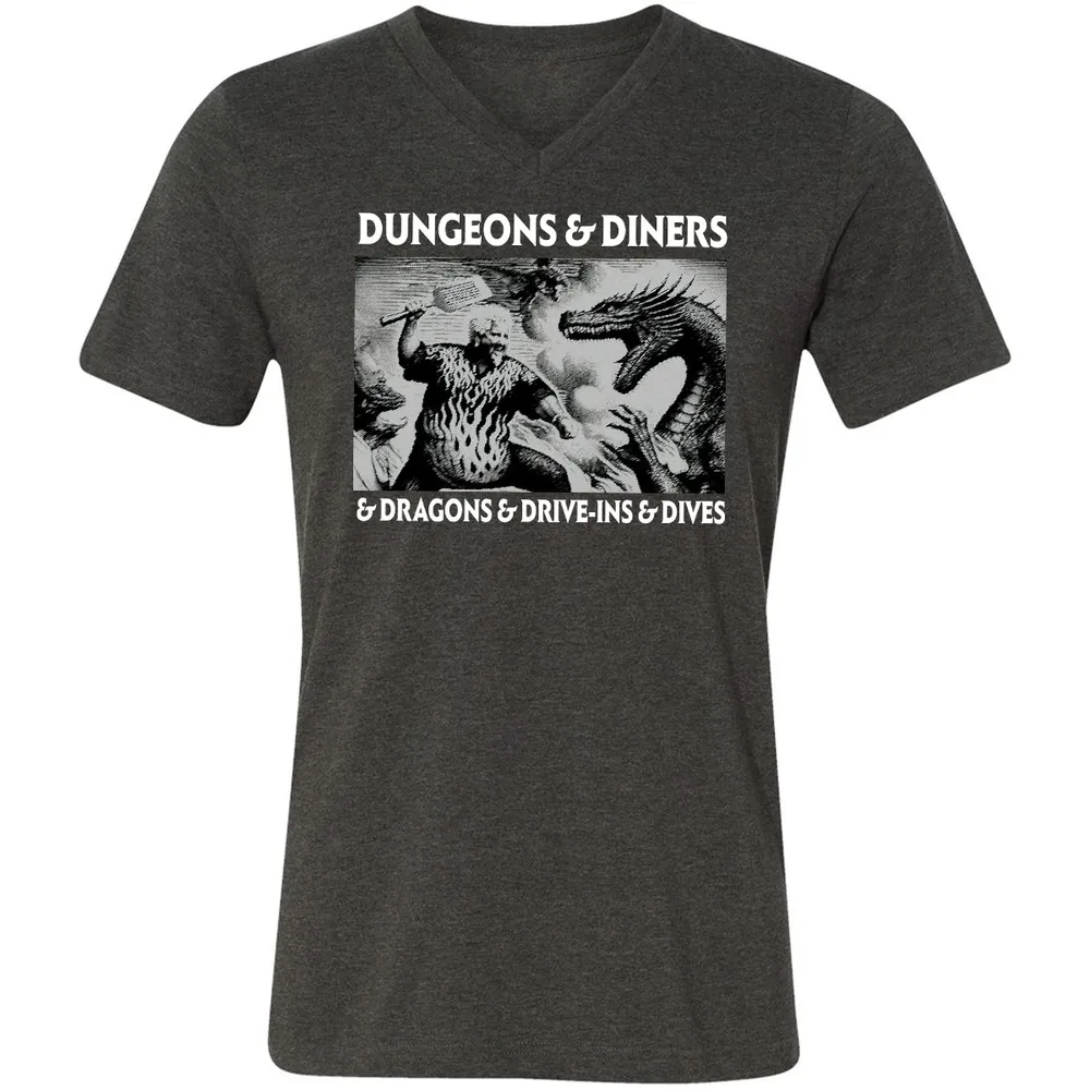 Dungeons & Diners - Dark Grey Heather - 8