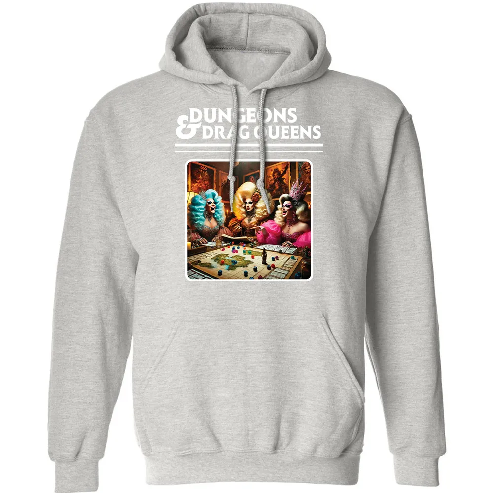 Dungeons & Drag Queens Classic Unisex Hoodie - Ash - 8