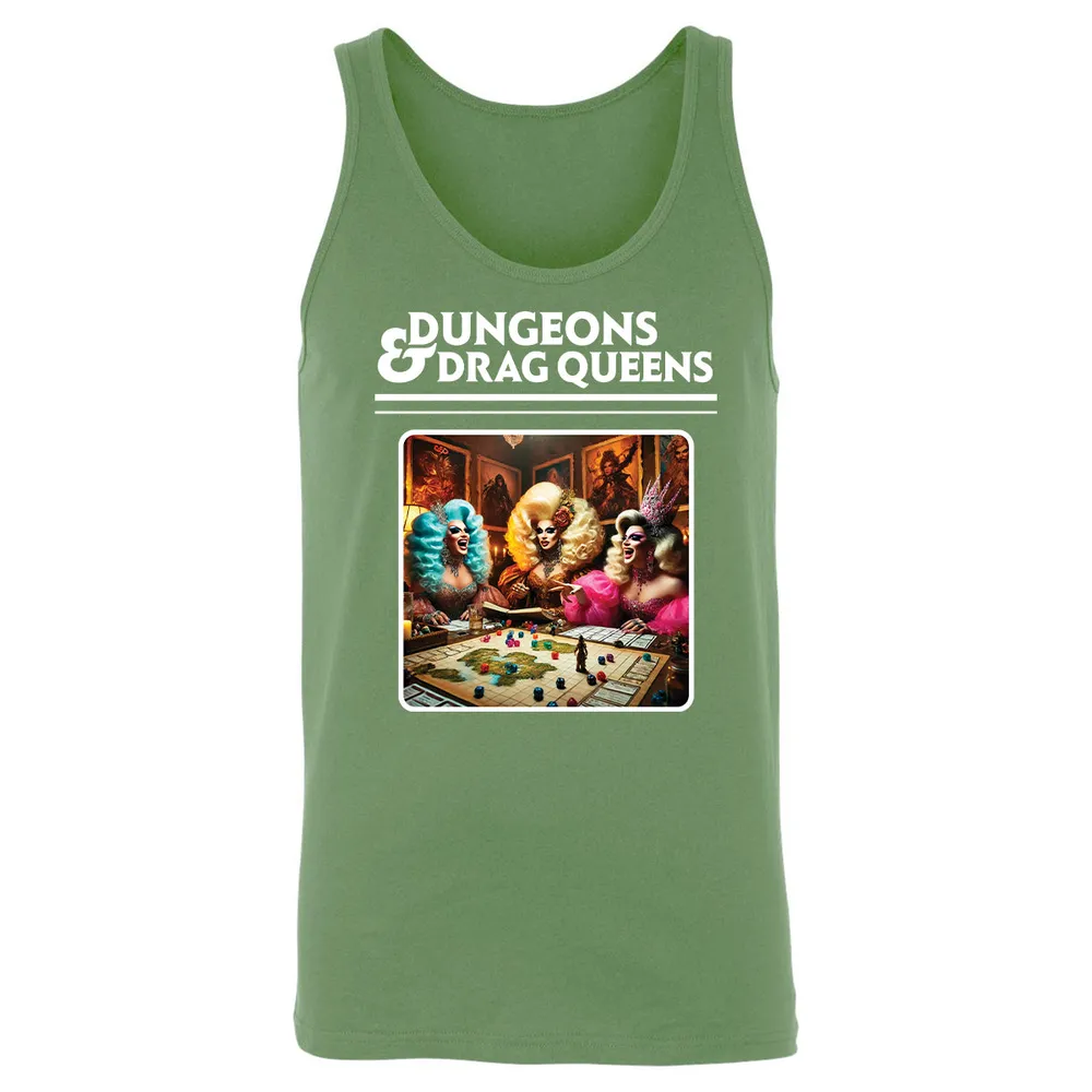Dungeons & Drag Queens Unisex Jersey Tank - Leaf - 10