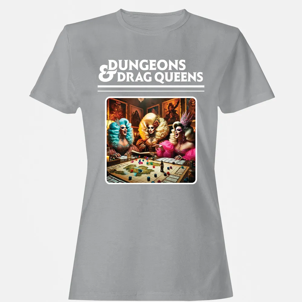 Dungeons & Drag Queens Women's T-Shirt - Sport Grey - 15