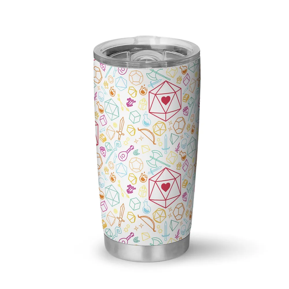 Dice Heart RPG Tumbler - 6