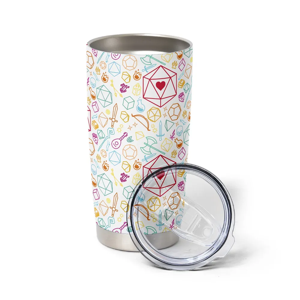 Dice Heart RPG Tumbler - 7