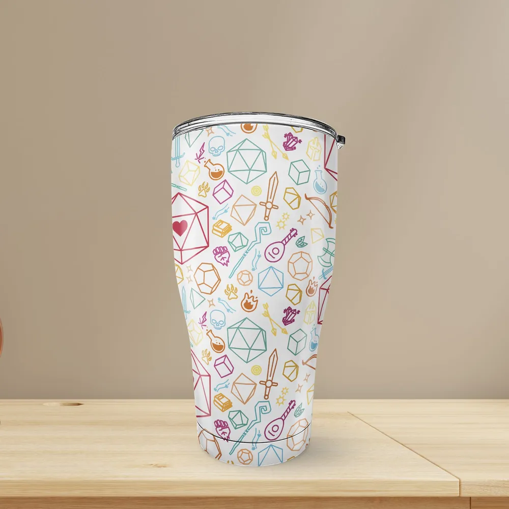 Dice Heart RPG Tumbler - 3
