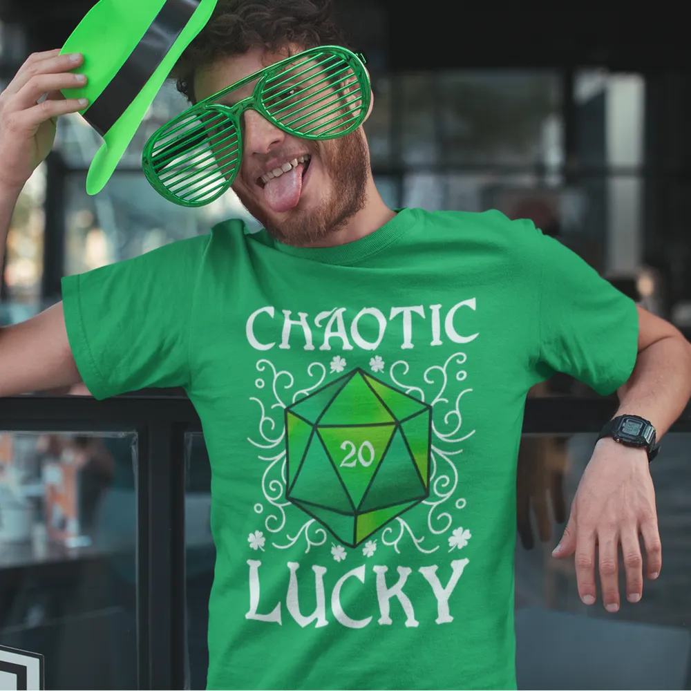 Chaotic Lucky D20 Dice Classic Unisex T-Shirt - 1