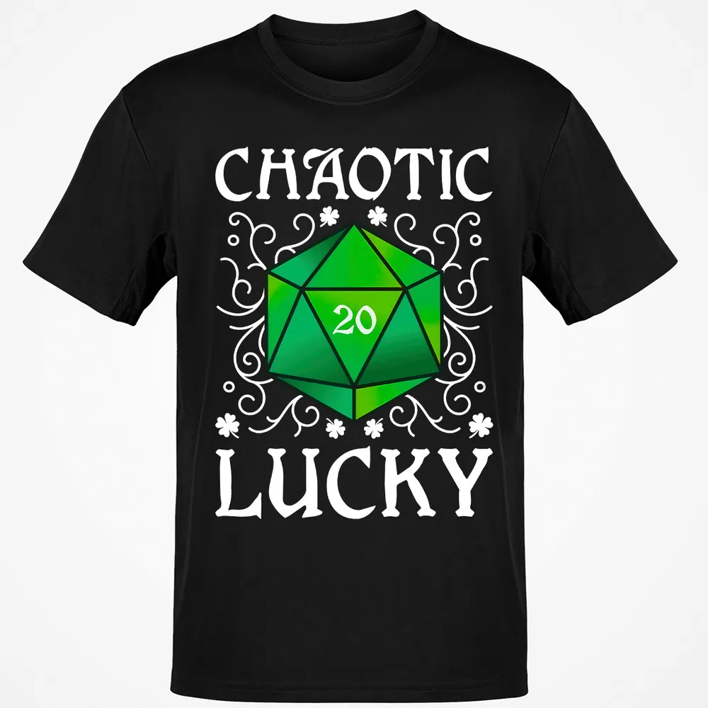 Chaotic Lucky D20 Dice Classic Unisex T-Shirt - 3