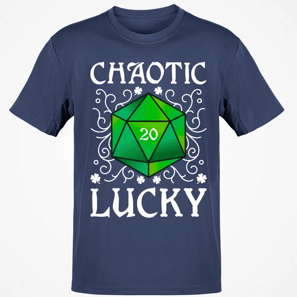 Chaotic Lucky D20 Dice Classic Unisex T-Shirt - 11
