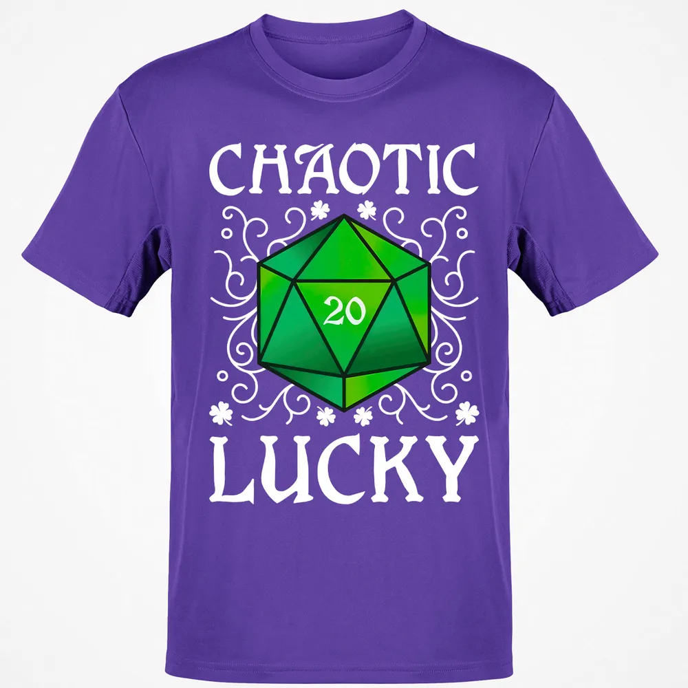Chaotic Lucky D20 Dice Classic Unisex T-Shirt - 13
