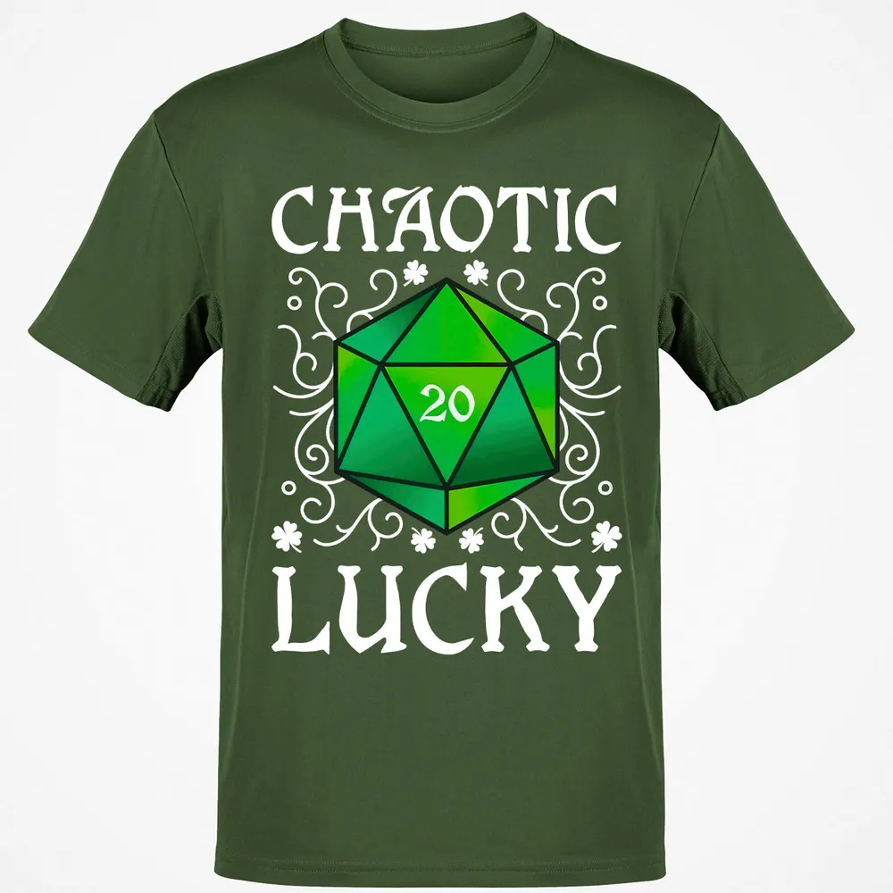 Chaotic Lucky D20 Dice Classic Unisex T-Shirt - 10