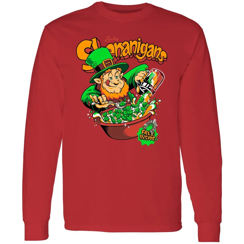 Long Sleeve T-Shirt - AAXJFVZ3 - Red - 14