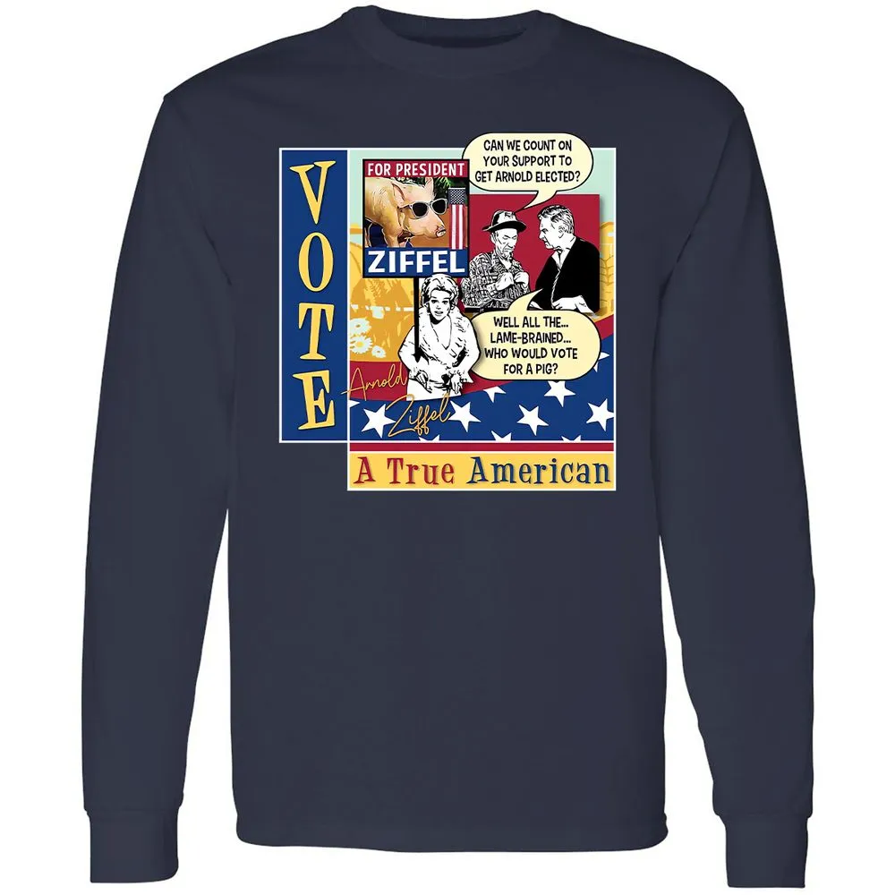 Long Sleeve T-Shirt - R9LD3NWZ - Navy - 2