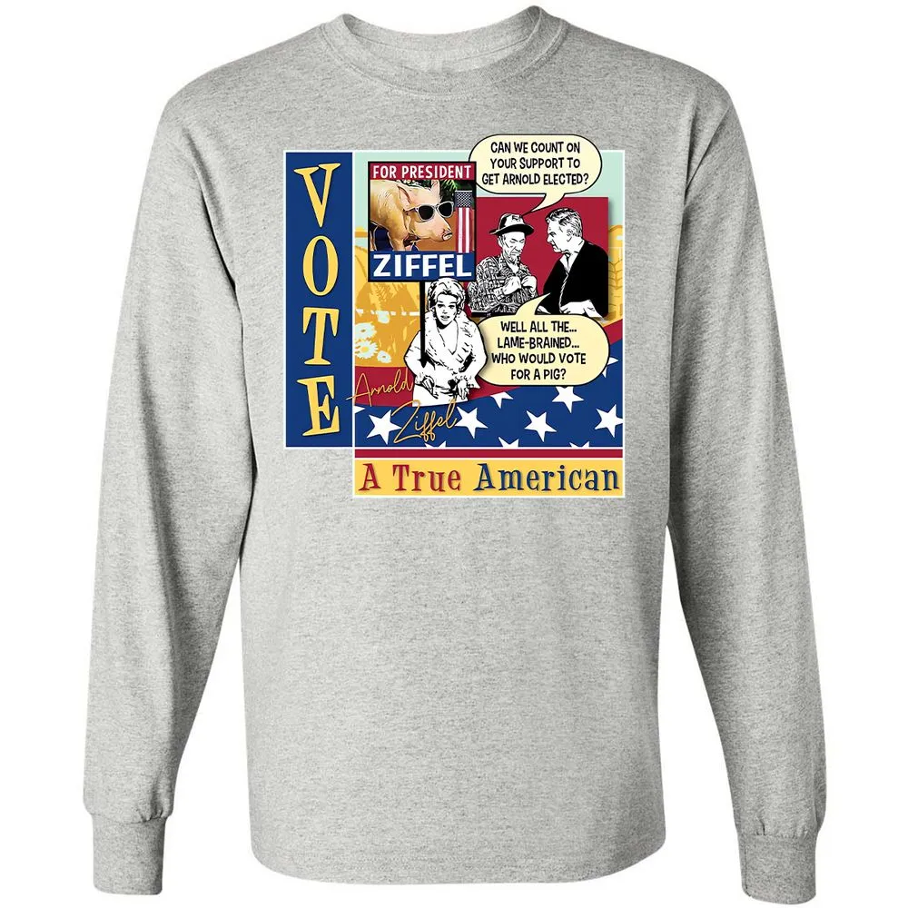 Long Sleeve T-Shirt - R9LD3NWZ - Ash - 7