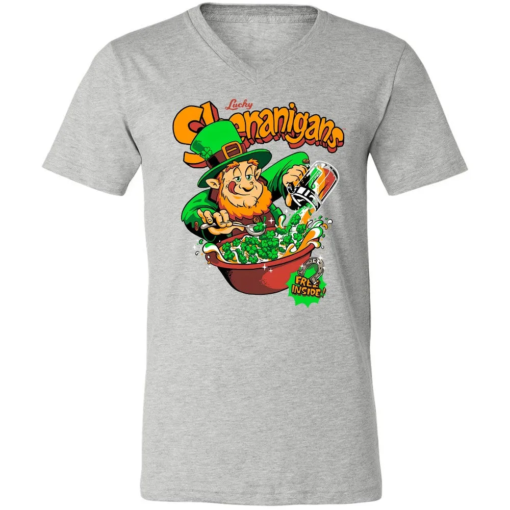 Unisex V-Neck T-Shirt - JXLRL8D3 - Athletic Heather - 7