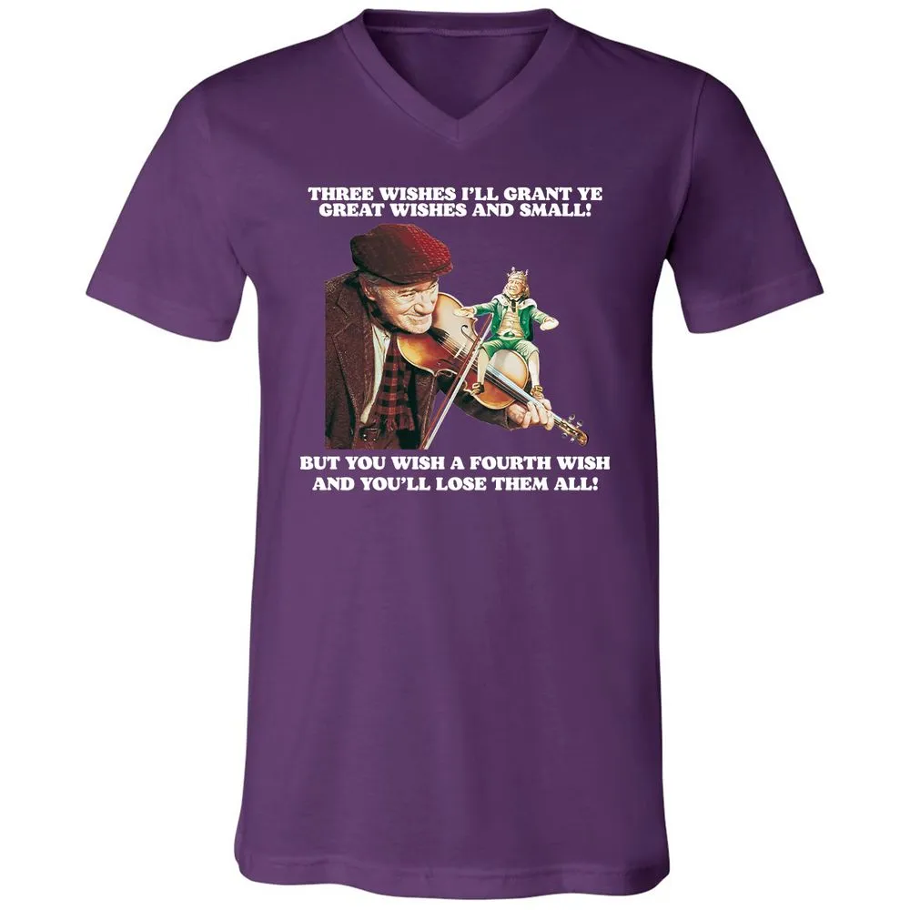 Unisex V-Neck T-Shirt - 34Q23P5K - Team Purple - 9