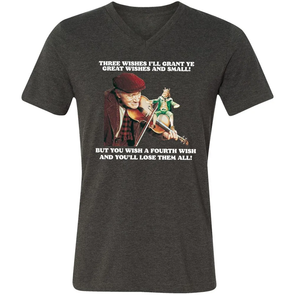 Unisex V-Neck T-Shirt - 34Q23P5K - Dark Grey Heather - 8