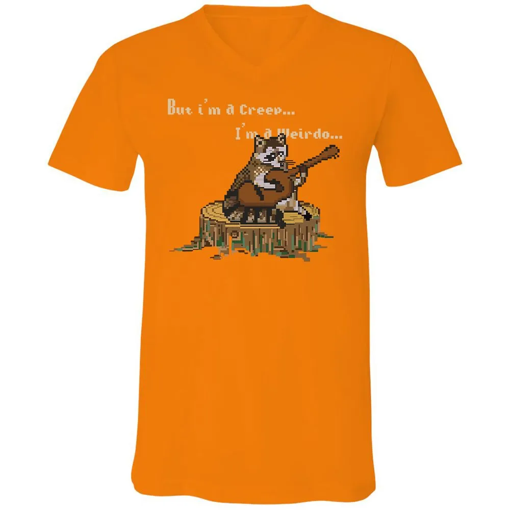 Unisex V-Neck T-Shirt - 2FPJPD3M - Orange - 11