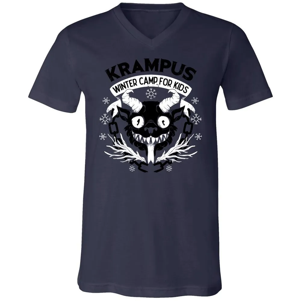 Unisex V-Neck T-Shirt - 2LC9QRG1 - Navy - 2