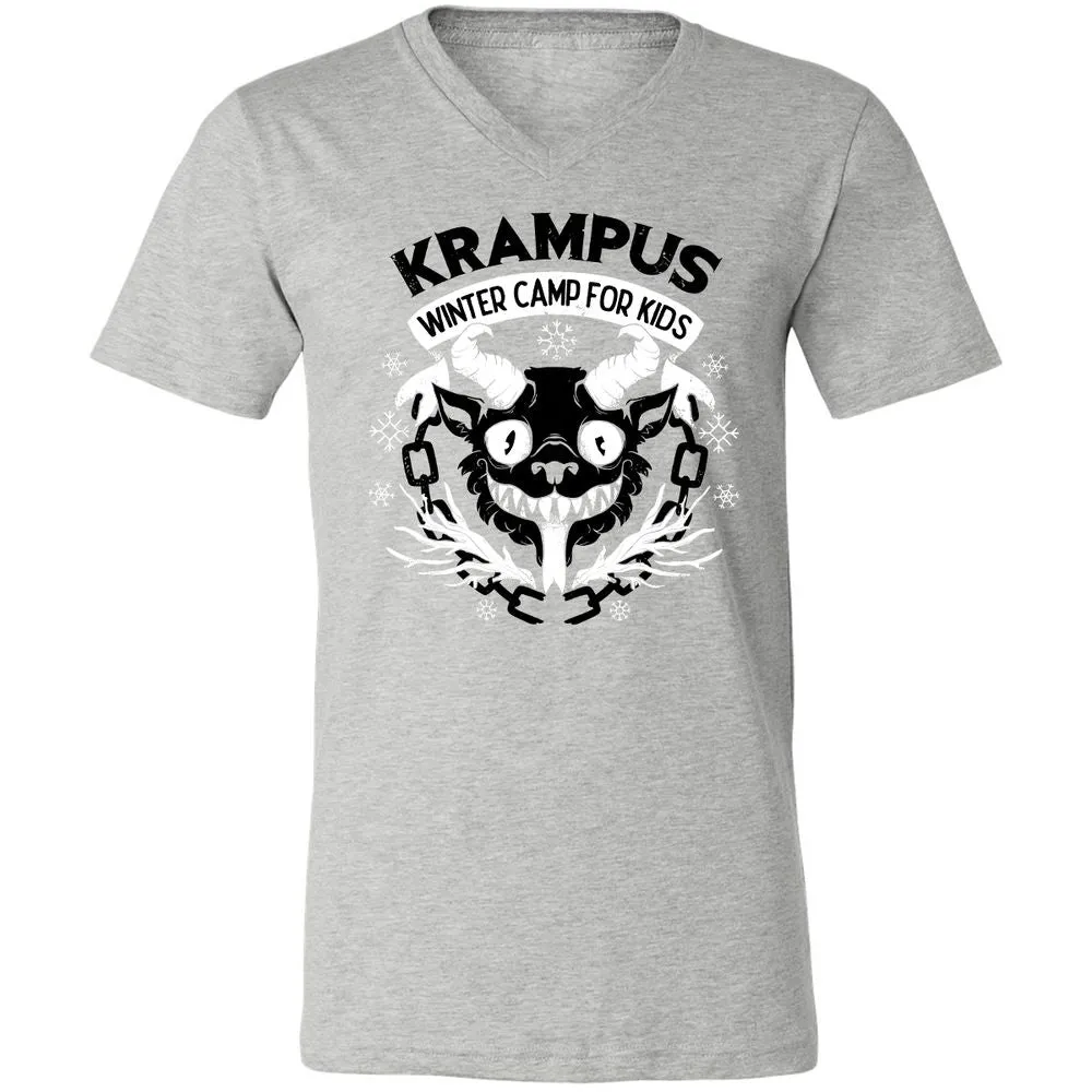 Unisex V-Neck T-Shirt - 2LC9QRG1 - Athletic Heather - 7