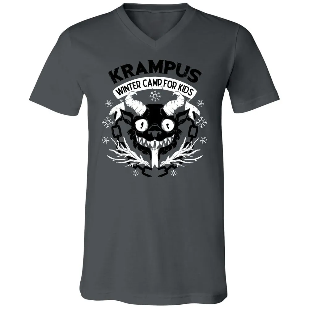 Unisex V-Neck T-Shirt - 2LC9QRG1 - Asphalt - 12