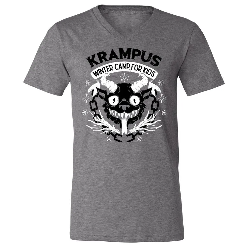 Unisex V-Neck T-Shirt - 2LC9QRG1 - Deep Heather - 13