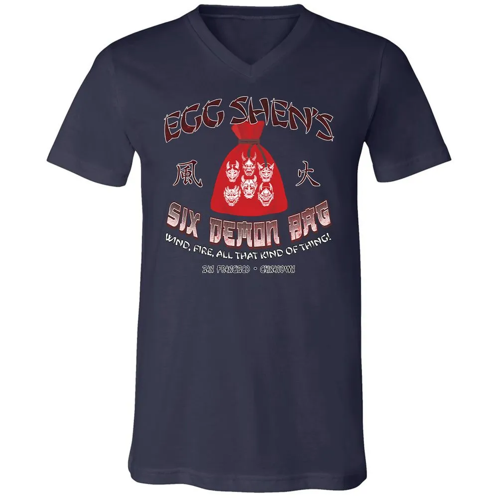 Unisex V-Neck T-Shirt - MVP3UF81 - Navy - 2