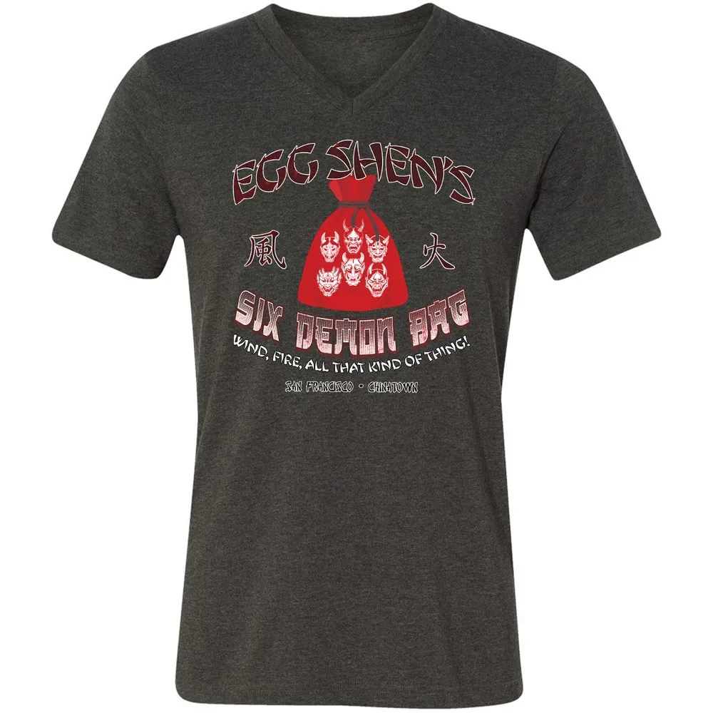 Unisex V-Neck T-Shirt - MVP3UF81 - Dark Grey Heather - 8