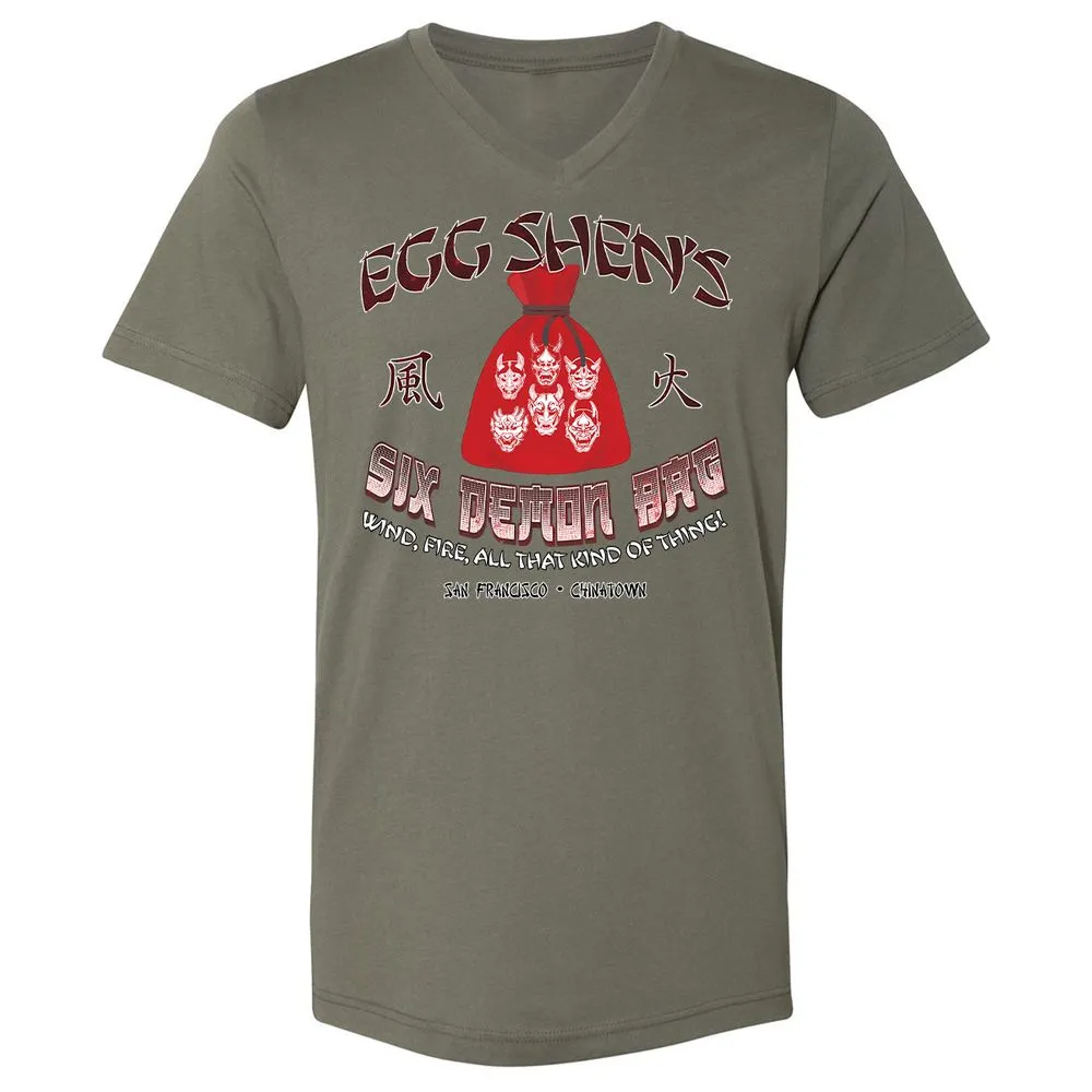 Unisex V-Neck T-Shirt - MVP3UF81 - Military Green - 10
