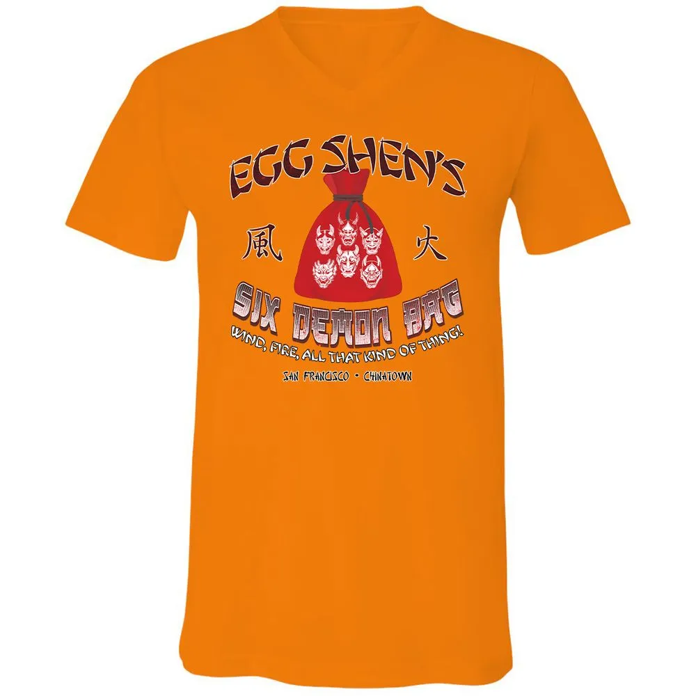 Unisex V-Neck T-Shirt - MVP3UF81 - Orange - 11