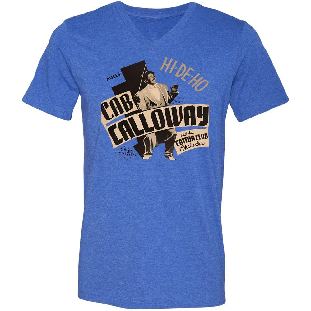 Unisex V-Neck T-Shirt - Z2LN933K - Heather True Royal - 14
