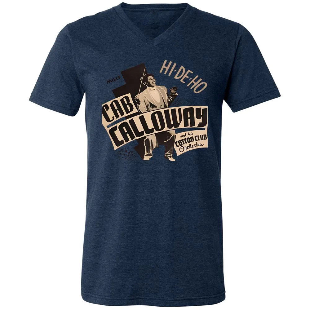 Unisex V-Neck T-Shirt - Z2LN933K - Heather Navy - 15
