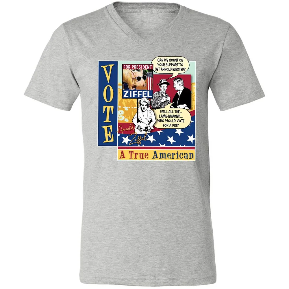 Unisex V-Neck T-Shirt - LB696P8T - Athletic Heather - 7