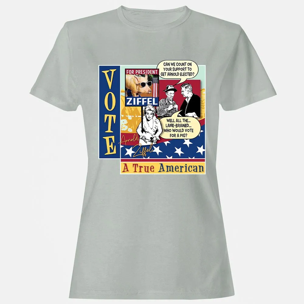 Women's T-Shirt - PSWG76YU - Ash - 2
