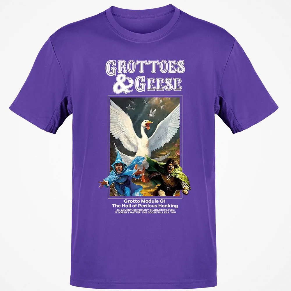 Grottoes & Geese Classic Unisex T-Shirt - Purple - 9