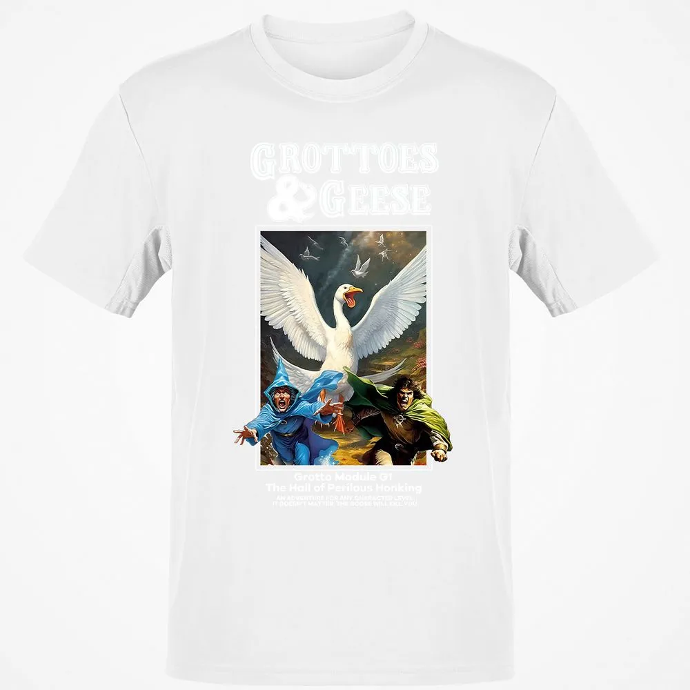 Grottoes & Geese Classic Unisex T-Shirt - White - 12