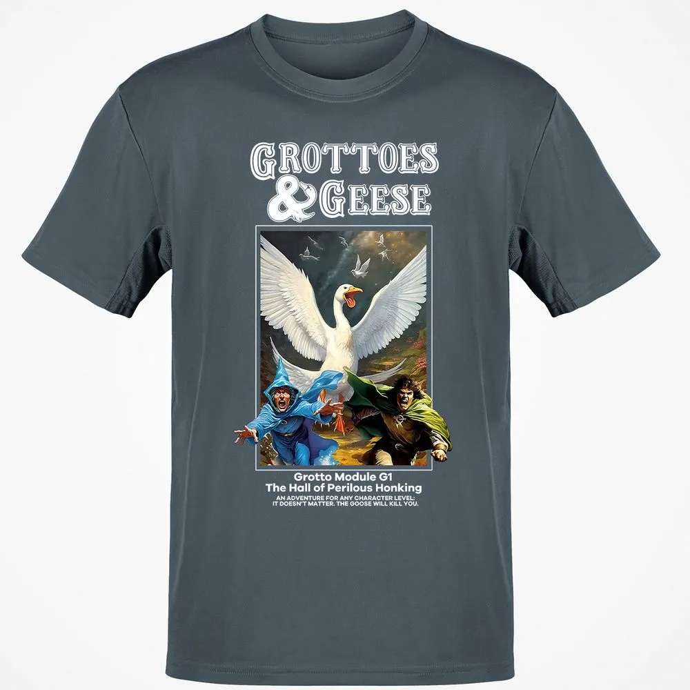 Grottoes & Geese Classic Unisex T-Shirt - Charcoal - 3