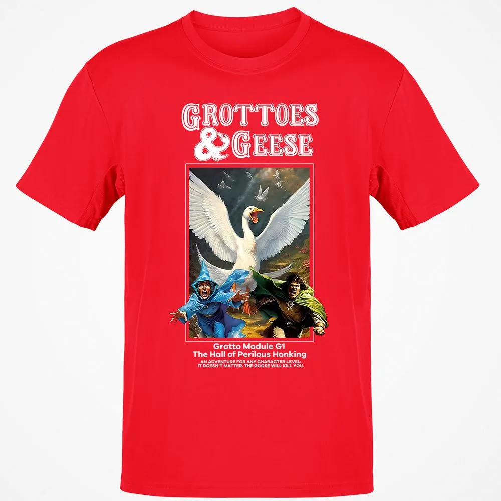 Grottoes & Geese Classic Unisex T-Shirt - Red - 10