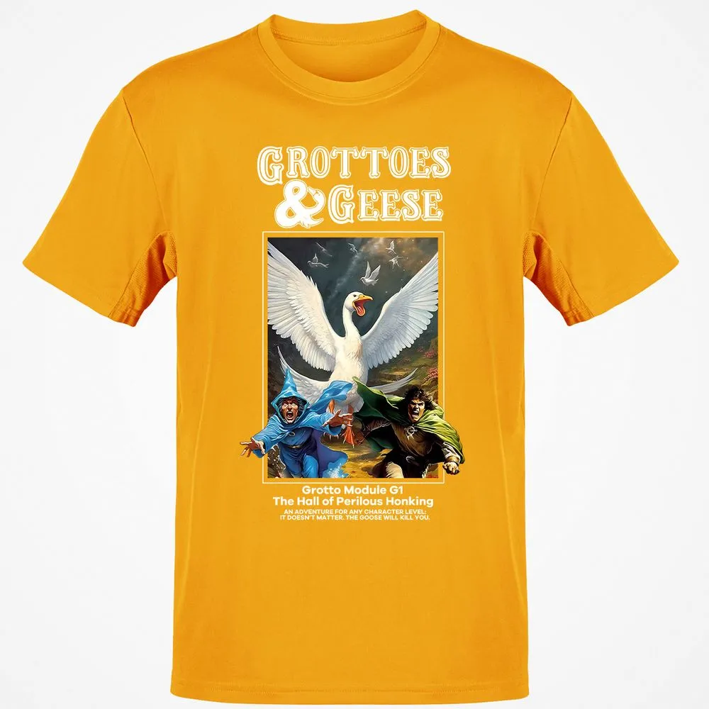 Grottoes & Geese Classic Unisex T-Shirt - Gold - 4