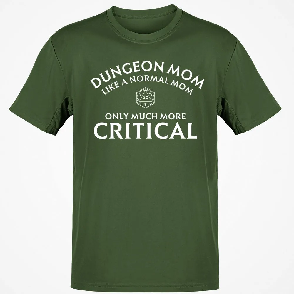 Dungeon Mom Normal Mom Classic Unisex T-Shirt - Military Green - 6