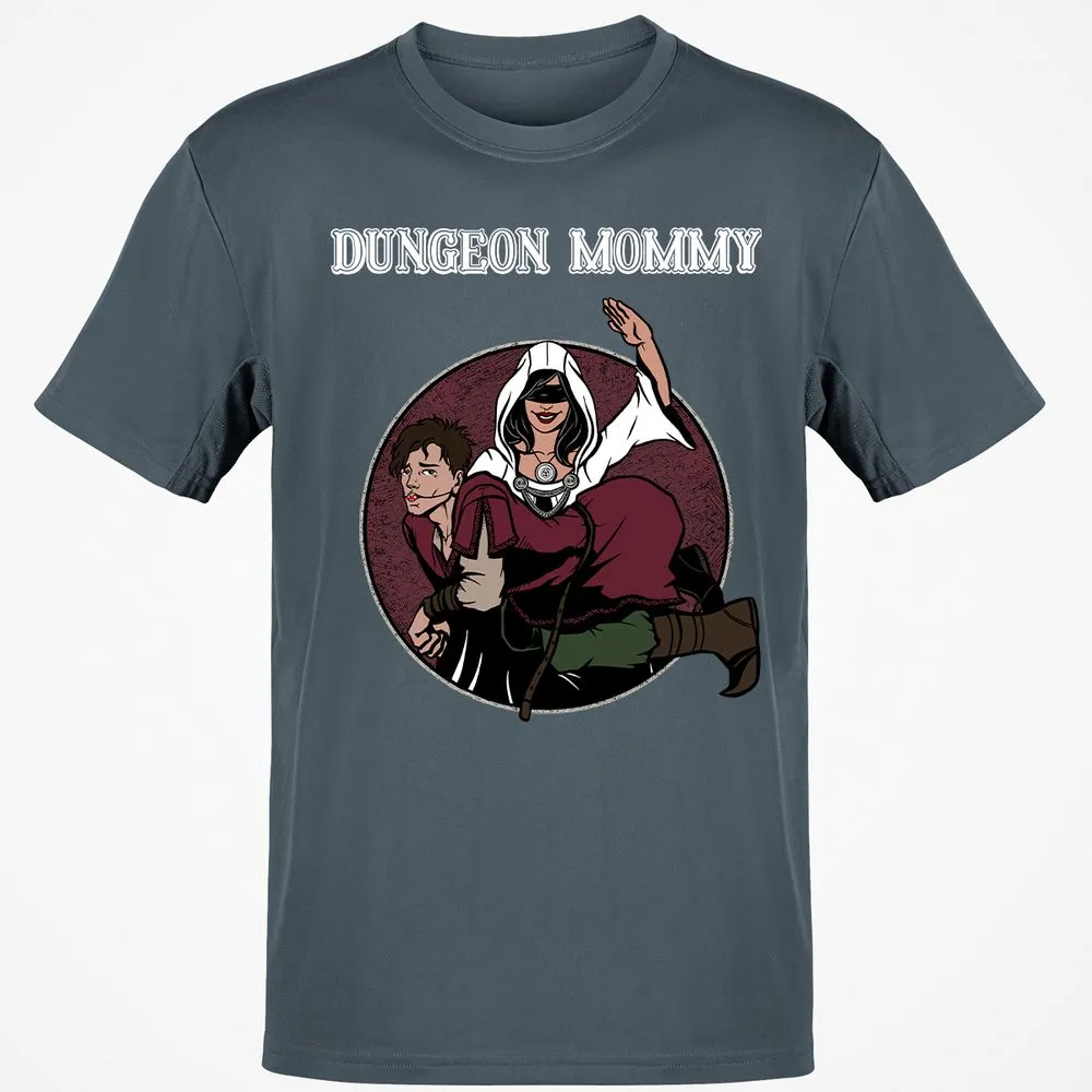 Dominant Dungeon Mommy Classic Unisex T-Shirt - Charcoal - 3