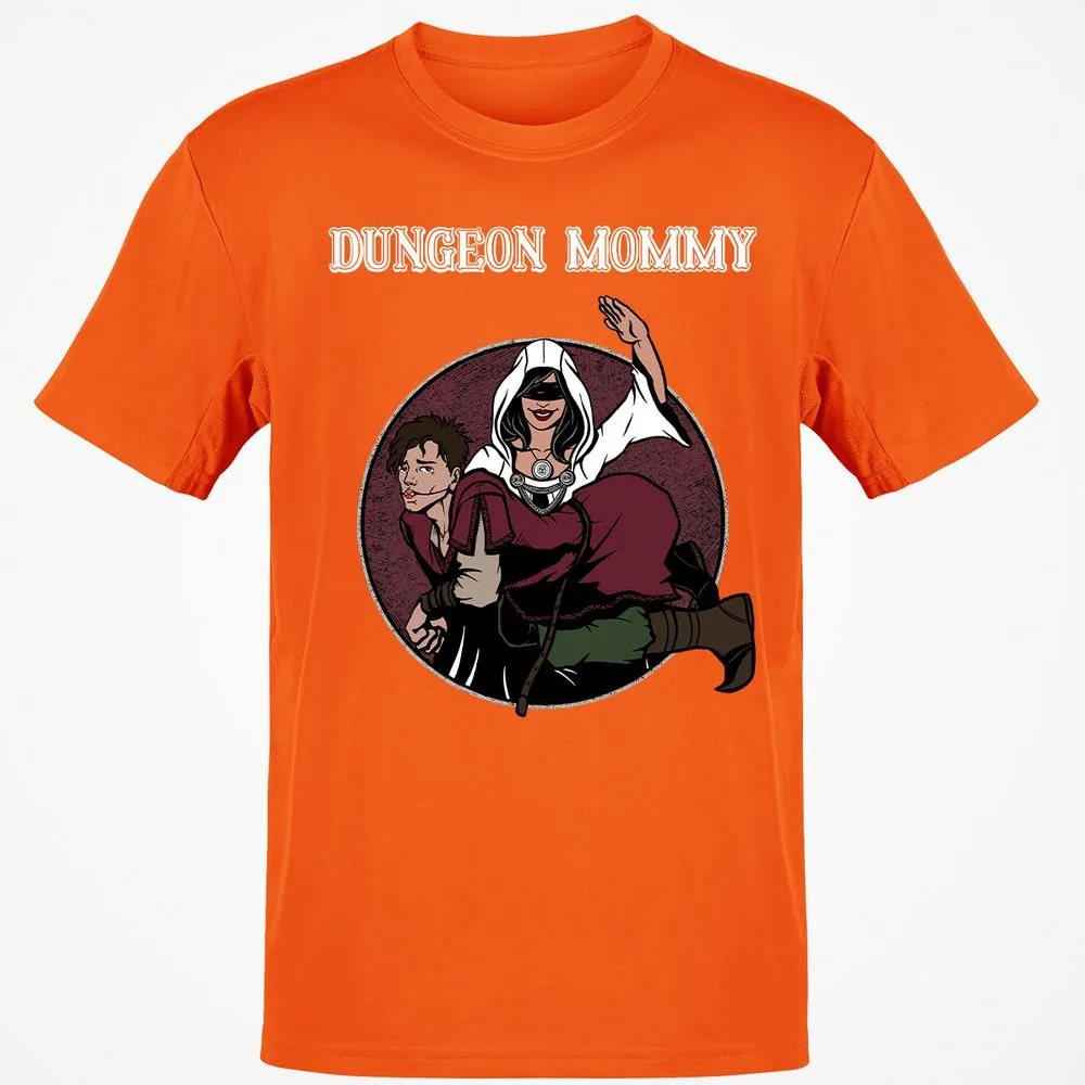 Dominant Dungeon Mommy Classic Unisex T-Shirt - Orange - 8