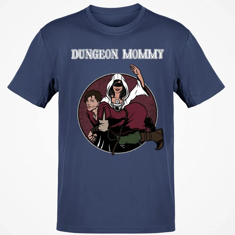 Dominant Dungeon Mommy Classic Unisex T-Shirt - Navy - 7