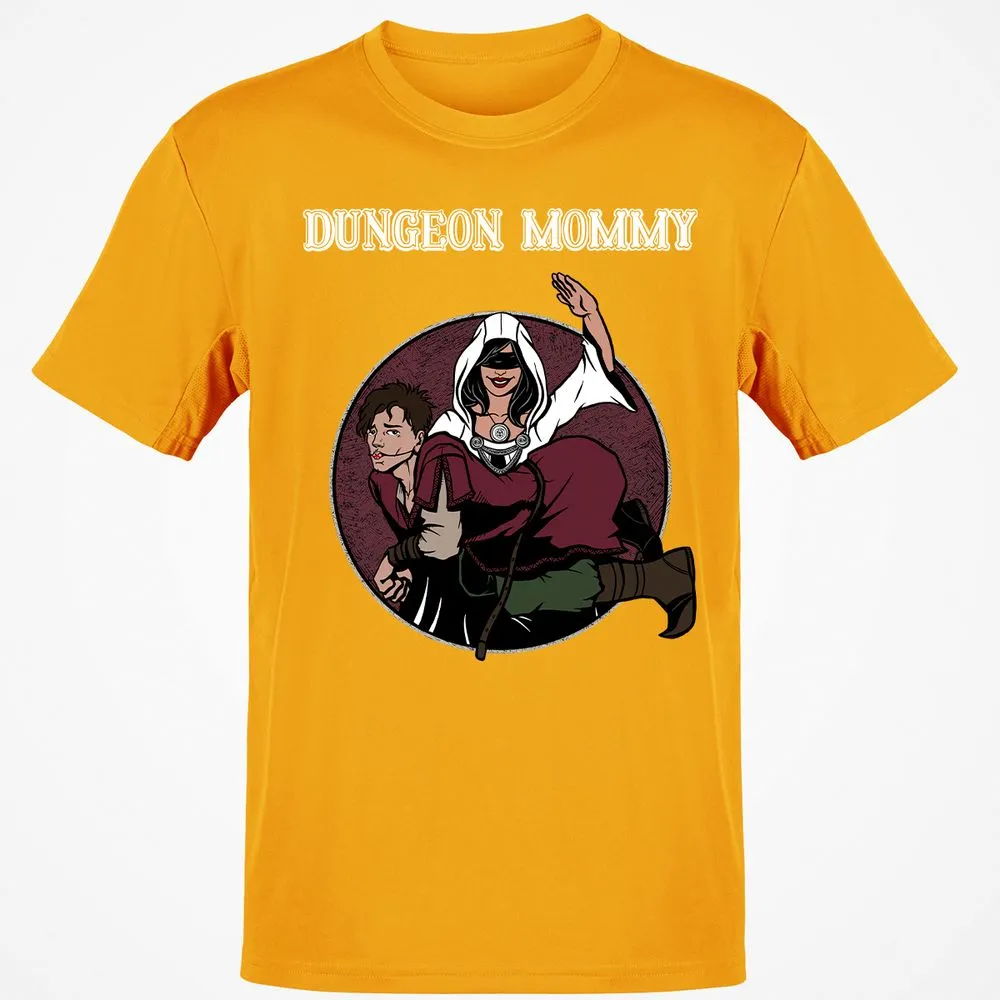 Dominant Dungeon Mommy Classic Unisex T-Shirt - Gold - 4