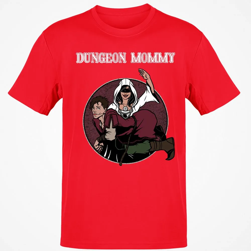 Dominant Dungeon Mommy Classic Unisex T-Shirt - Red - 10