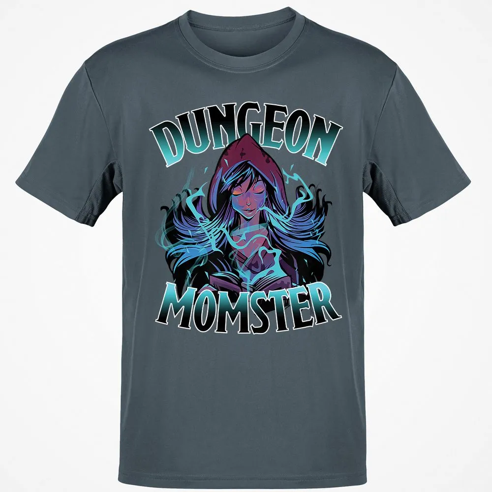 Dungeon Momster Classic Unisex T-Shirt - Charcoal - 3