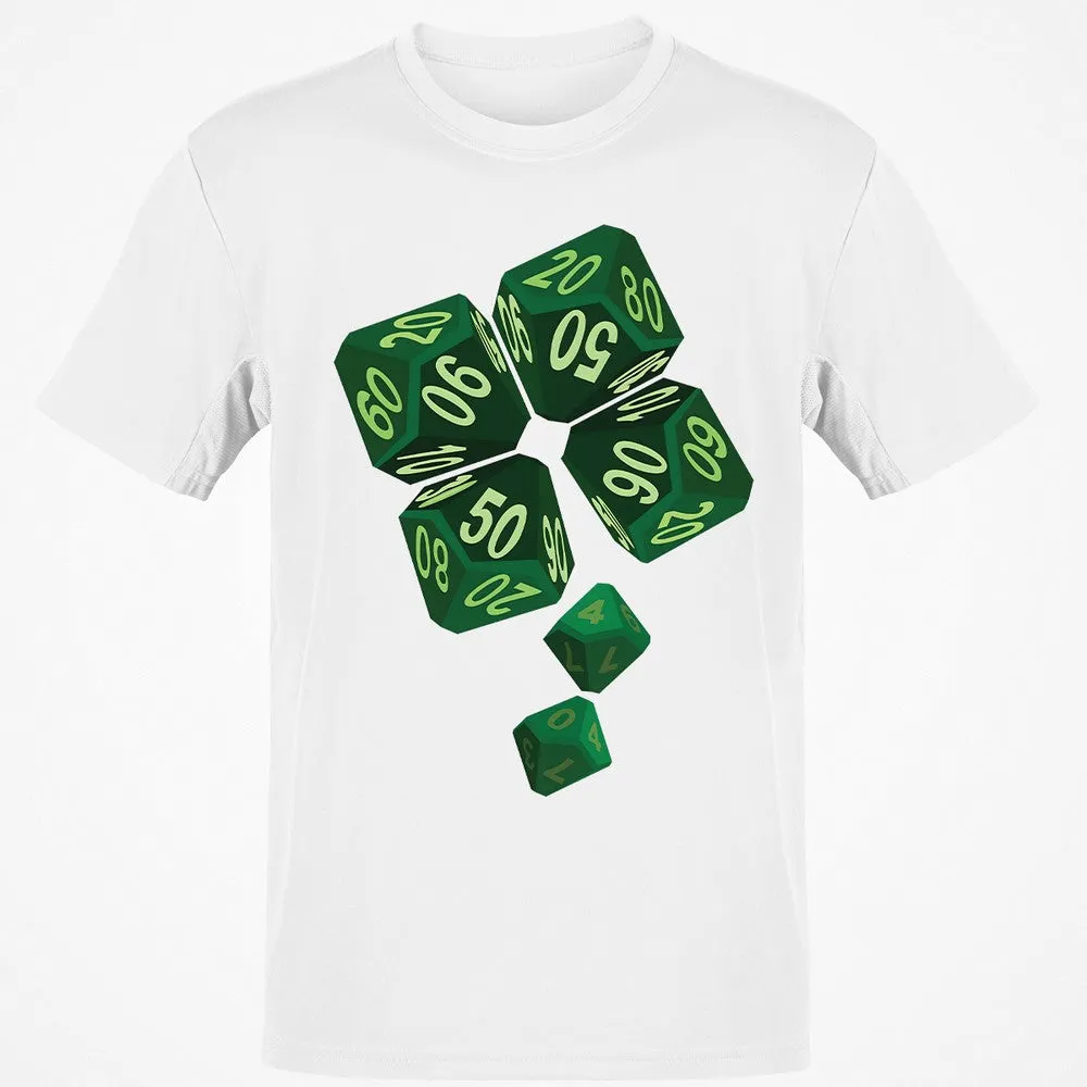 Dice Clover Classic Unisex T-Shirt - White - 1