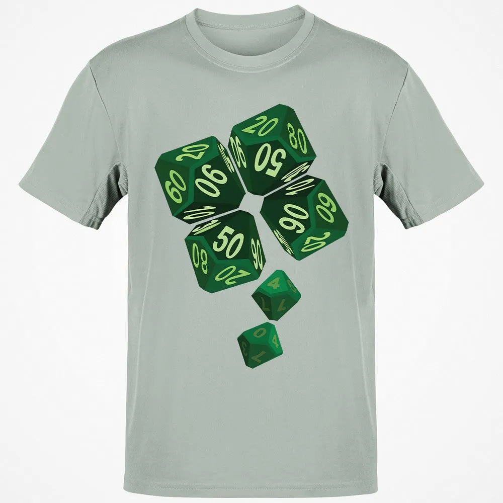 Dice Clover Classic Unisex T-Shirt - Ash - 2