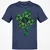Dice Clover Classic Unisex T-Shirt - Navy - 7