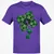 Dice Clover Classic Unisex T-Shirt - Purple - 9