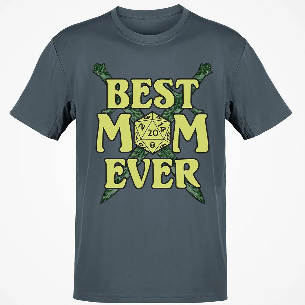Best Mom Ever Classic Unisex T-Shirt - Charcoal - 3